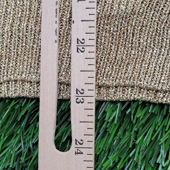 Vintage 80s MOD 1/4 Zip Sweater Womens Medium 19x23 Cropped - Picture 7 of 11